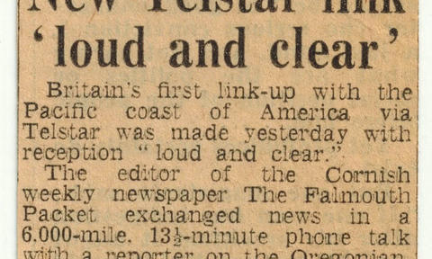 New Telstar link 'loud and clear' New Telstar link 'loud and clear'