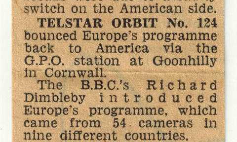 The Western world shrank to the size of a television screen The Western world shrank to the size of a television screen
